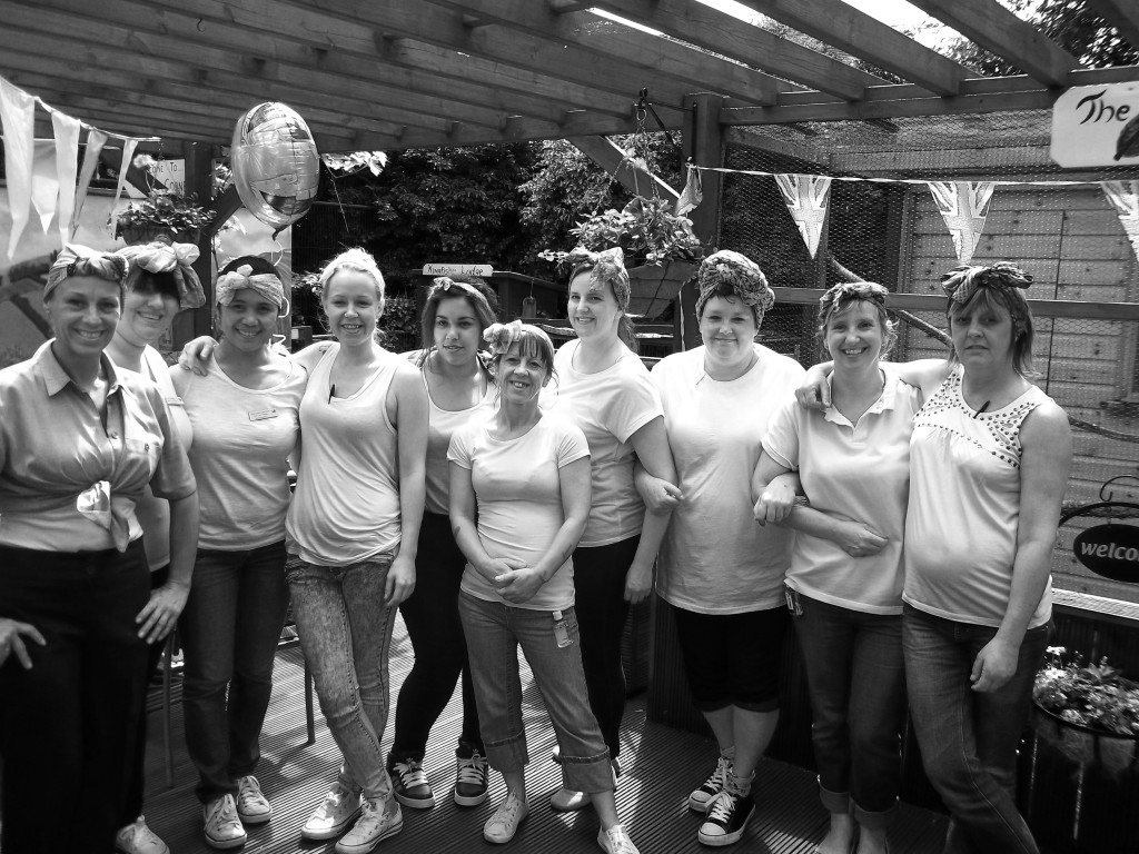 The care staff at the Kingfisher Court Care House, located on Sturgeon Avenue in Clifton, recently dressed up for the D-Day celebrations for the home’s residents.