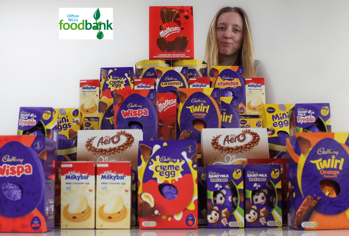 Children benefit from kindhearted Easter egg donation Nottingham