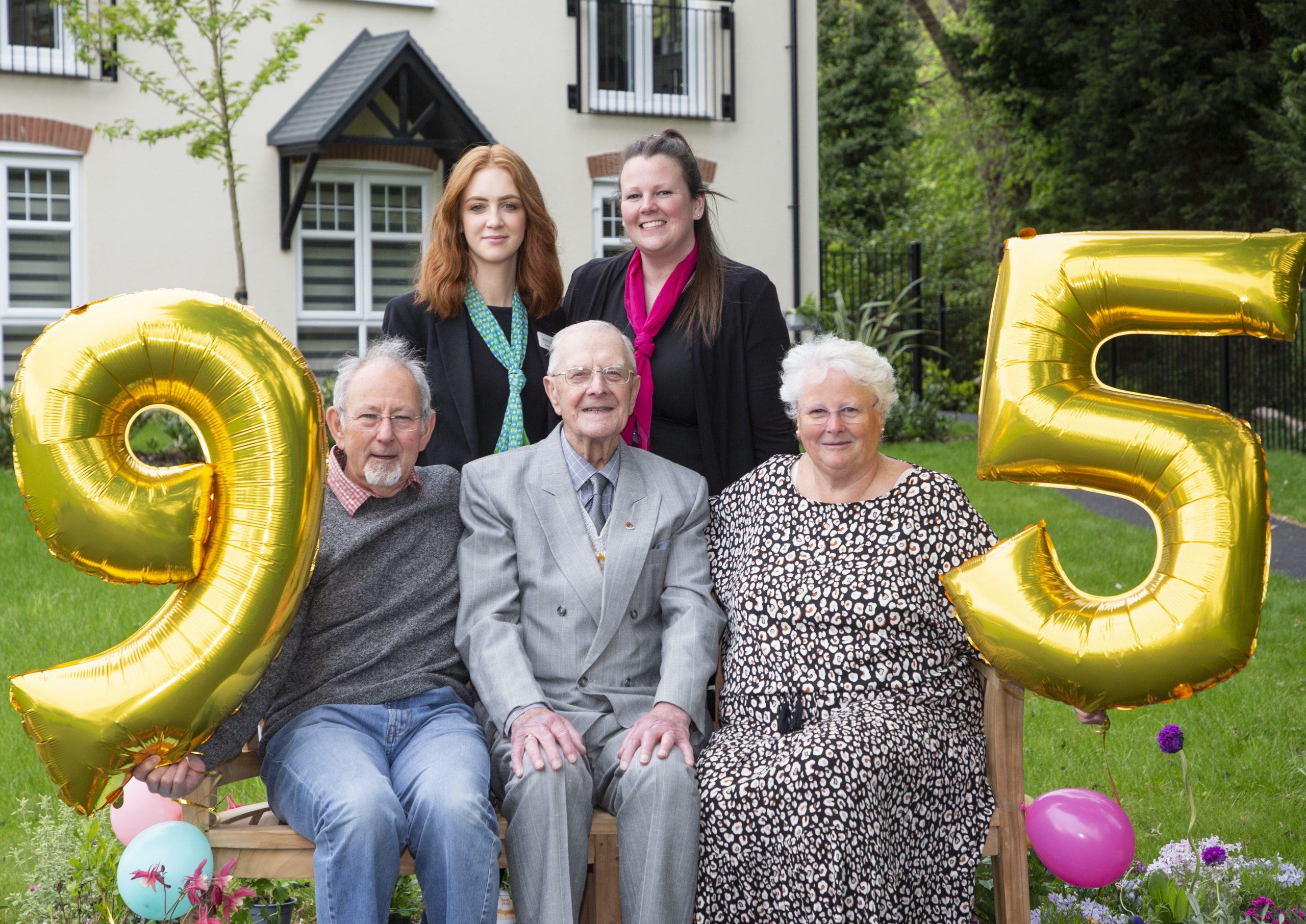 95th Birthday Celebrations in Burton Joyce for much loved Resident
